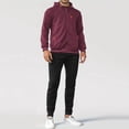 thumbnail image 1 of BLCHUNen Sweatsuits for Men 2 Piece Sets Full Zip up Hooded Long Sleeve Workout Sports Running Jogger Tracksuits with Multi Pockets, 1 of 5