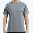 thumbnail image 1 of BLCHUNen Tops for Men Trendy Short Sleeve Pullover Crew Neck Loose Breathable Stretch Quick Drying Casual Relaxed Fashion Tops, 1 of 7