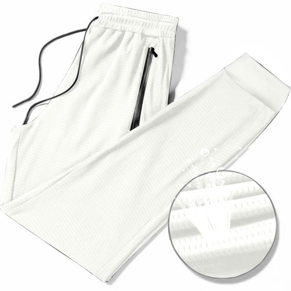 BLCHUNen Track Pants for Men Workout Stretch Drawstring Breathable Elatic Waist Running Pants S-5XL