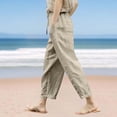thumbnail image 1 of BLCHUNen Womens Sweatpants Drawstring Elastic Waist Casual Loose Breathable Running Workout Pants with Pockets, 1 of 6