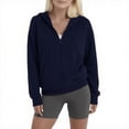 thumbnail image 1 of BLCHUNen Sweatshirts for Women Half Zip up Casual Hooded Pullover Fall Winter Tops with Pocket Workout Long Sleeve Tops, 1 of 8