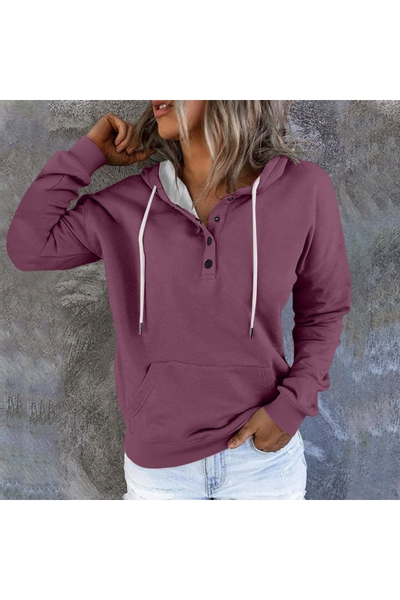 Womens Sweatshirts Casual Velour Plush Hooded Pullover Drawstring Fall Winter Long Sleeve Tops with Pockets