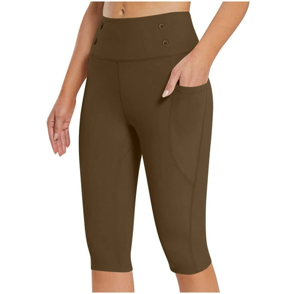 BLCHUNen leggings for Women Slim Fitted Stretch Lightweight Breathable Sports Gym Active Athletic Yoga Pants with Pockets