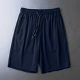thumbnail image 1 of BLCHUNen shorts for women knee length button Elastic high waist casual Lightweight summer shorts with pockets, 1 of 6