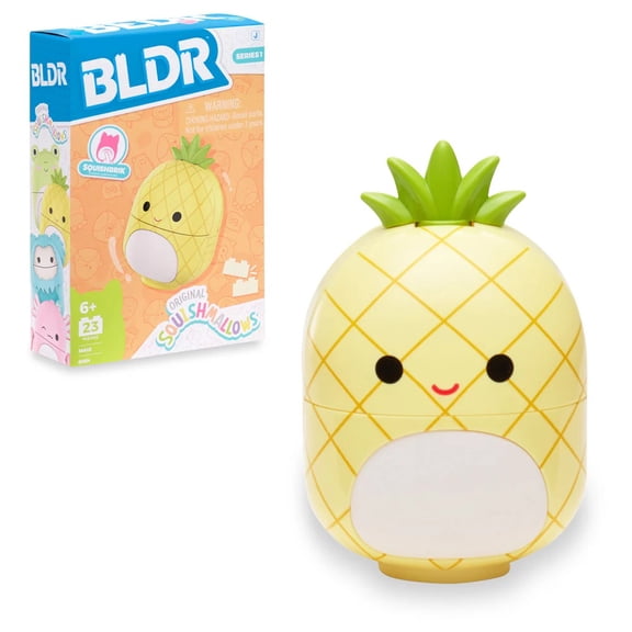 BLDR Squishmallows Squishbrik Series 1 Figure Pack Maui the Pineapple