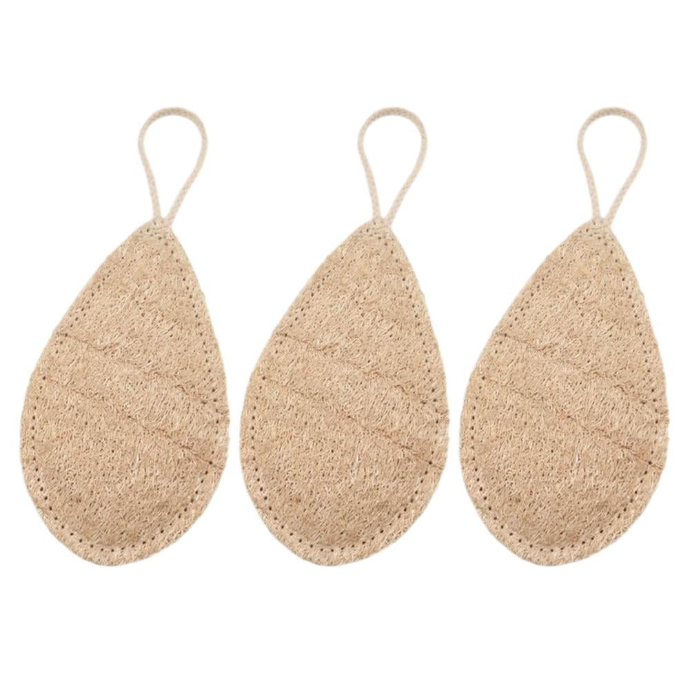 BLE Natural Luffa Dishwashing Cloth Loofah Scrub Pad Dish Pot Easy To Clean I9G0