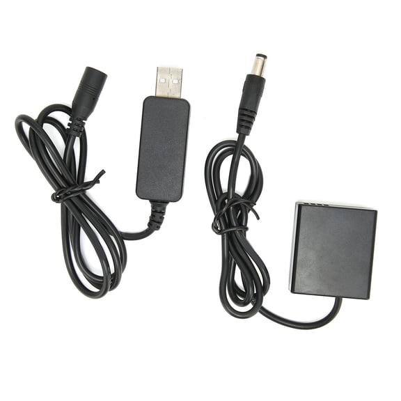 BLE9 DC Coupler Kit Full Decoding Camera Dummy Battery with USB Adapter for DMW BLG10 GF3 GF6 GX7 GX85 G100 LX100
