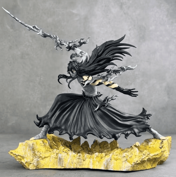Figurine Mugetsu Ichigo Bleach 28 Cm - Statue PVC Détaillée Avec Base - Décoration Collection, Cadeau Fan D'anime