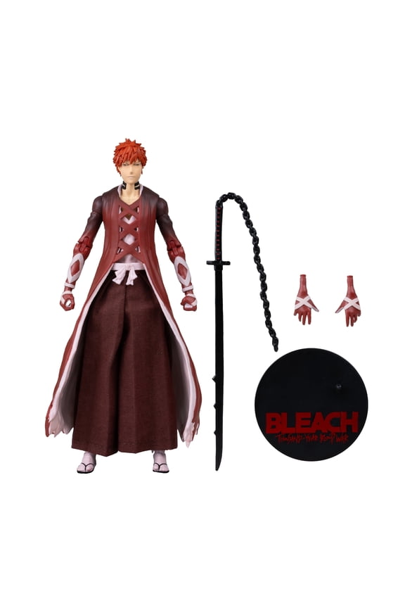 BLEACH: Thousand-Year Blood War Ichigo Kurosaki (Fullbring Bankai) 7" Action Figure [Silver Platinum Edition] - McFarlane Toys