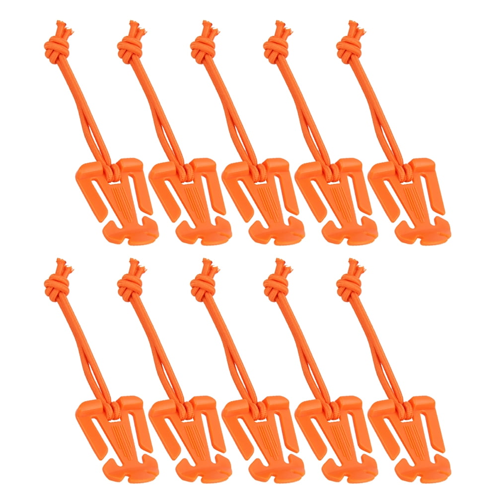BLEEUS 10pcs/Lot Backpack Carabiner Elastic Rope Webbing Buckle Camping ...