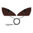 thumbnail image 1 of BLEEUS 2Pcs Led Dynamic Demon Eyes Atmosphere Light Usb 12 Modes Decorative Light Car lights （Red）, 1 of 10