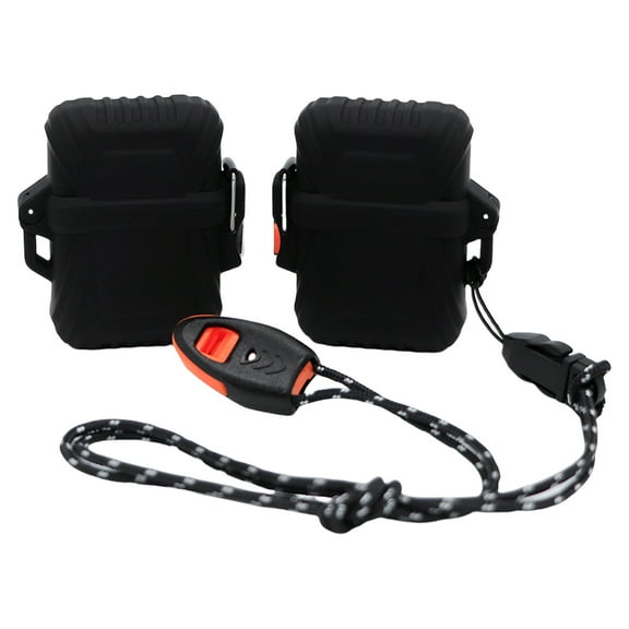 BLEEUS 2Pcs Lighter Case With Secure Locking Closure Lighter Cover For Men Household Items (Black)