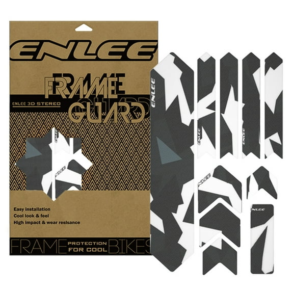 BLEEUS 3D Protective Sticker Mtb Road Bike Frame Sticker Cycling Essentials (Frame)