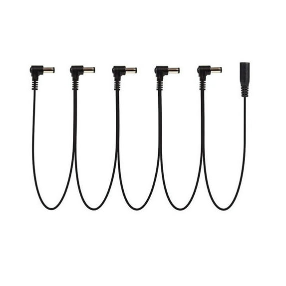 BLEEUS 5 Way Guitar Effect Patch Pedal Cables 9V Dc Daisy Chain Power Cable (5 Way) Musical Instruments Supplies (5 Way)