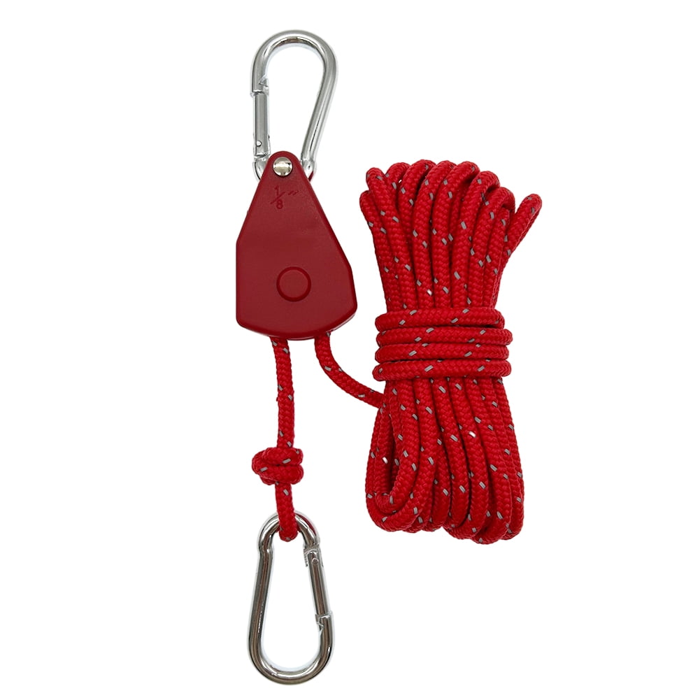 BLEEUS 5M 4mm Outdoor Guy Lines Adjustable Reflective For Camping ...