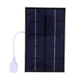thumbnail image 1 of BLEEUS 5W 5V Portable Solar Panel Polysilicon Usb Solar Cell Panel For Outdoor Camping Electronic spare parts (A), 1 of 1