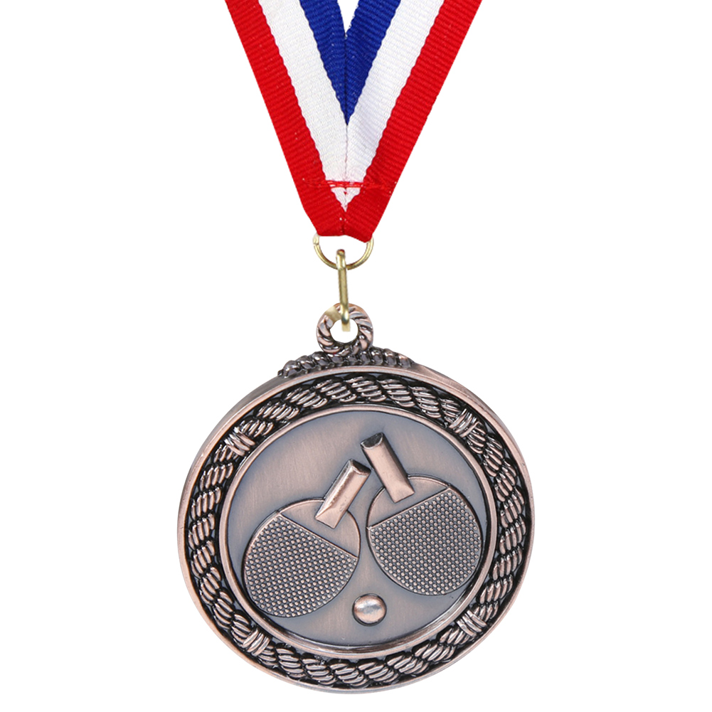 BLEEUS 5cm Medal With Neck Ribbon For Competitions Party Race (Copper ...