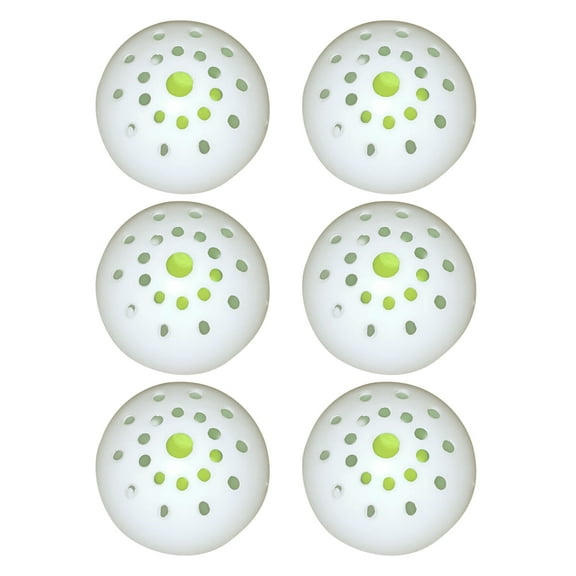 BLEEUS 6Pcs Deodorant Ball Long Lasting Air Freshener For Sneakers Gym Bags Lockers Car Home Supplies (Green Tea)