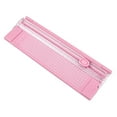 thumbnail image 1 of BLEEUS A4 Bidirectional Cutting Paper Cutter with Pull-out Ruler Photo Trimmers (Pink)Student Supplies, 1 of 9