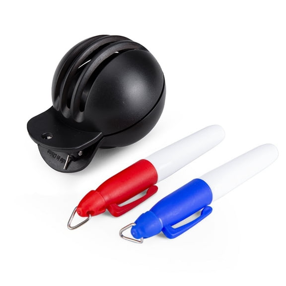 BLEEUS Ball Line Marker Double-sided Template Alignment Mark Tool with Marking Pen Sporting Supplies