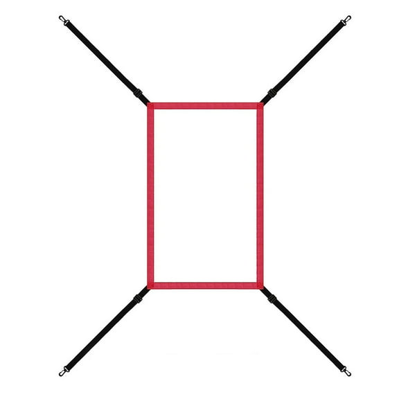 BLEEUS Baseball Practice Net Adjustable Strike Zone Target For Hitting Batting(1 Grid) Sporting Supplies (1 Grid)