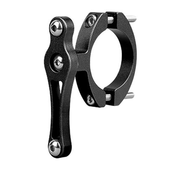 BLEEUS Bike Water Bottle Holder Adapter Double Screws Mtb Cup Rack Clip Cycling Essentials (Black)