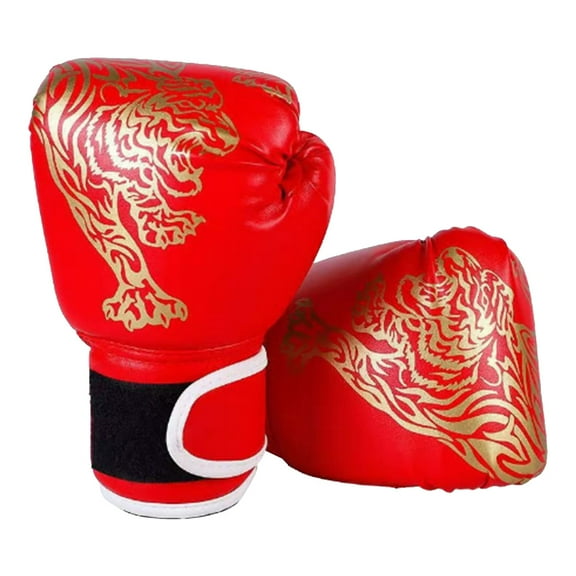 BLEEUS Boxing Gloves Breathable Boxing Gloves For Training Sandbag Fitness Supplies (Red Children)