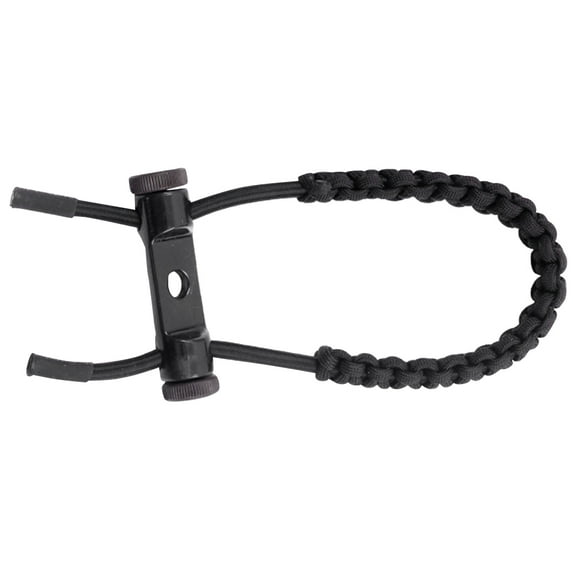 BLEEUS Braided Bow Sling Strap Archery Wrist Sling For (Black) Sporting Supplies (Black)