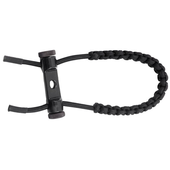 BLEEUS Braided Bow Sling Strap Archery Wrist Sling For (Black) Sporting Supplies (Black)