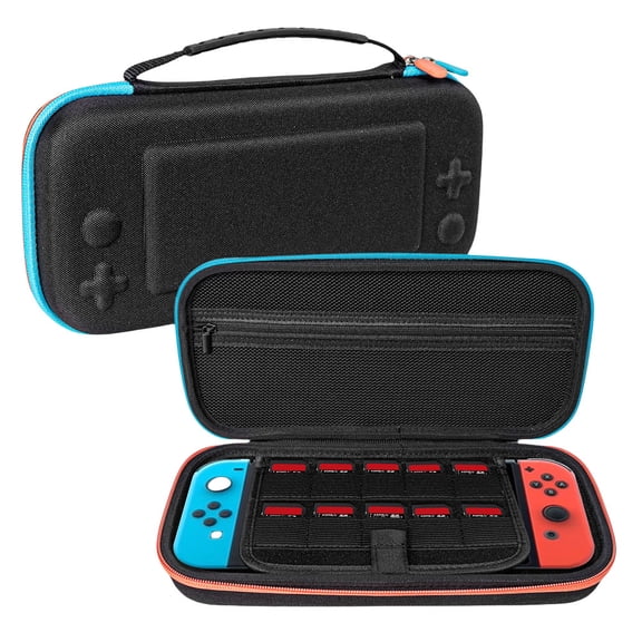 BLEEUS Carrying Case For 2 For Oled Portable Storage Bag (Double color)Game Accessories