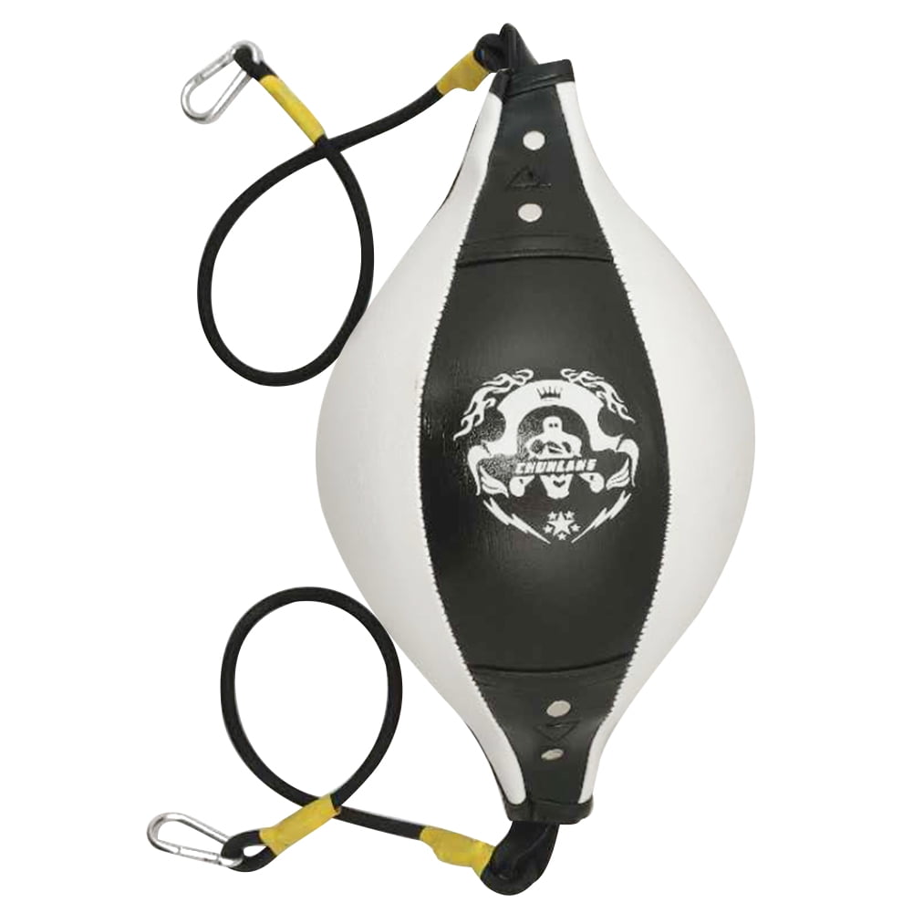 BLEEUS Double End Boxing Speed Ball Floor To Ceiling Punching Bag Fitness Supplies (White)