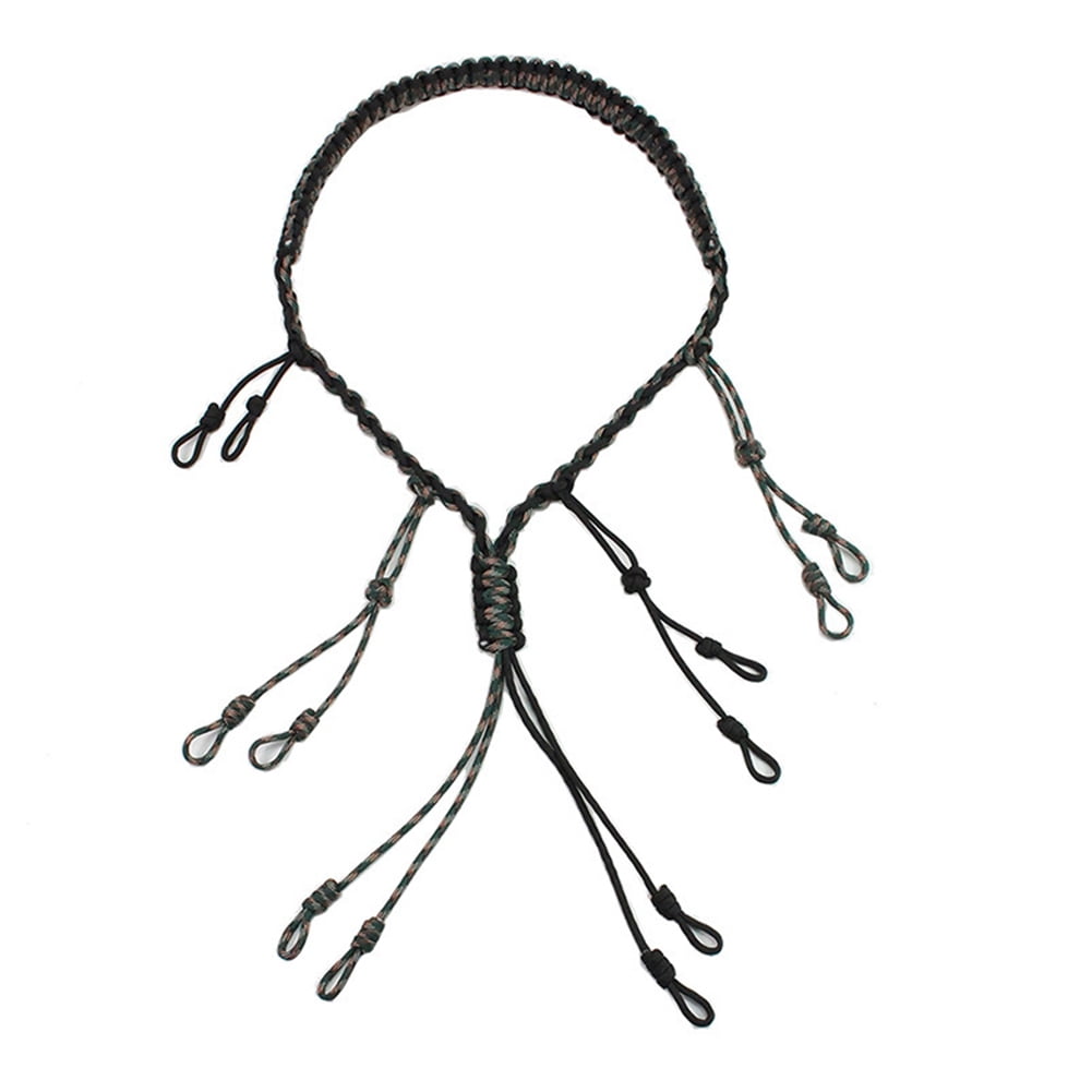 BLEEUS Duck Wild Bird Call Decoy Rope 12 Rings Lanyard Whistle Sling (A ...