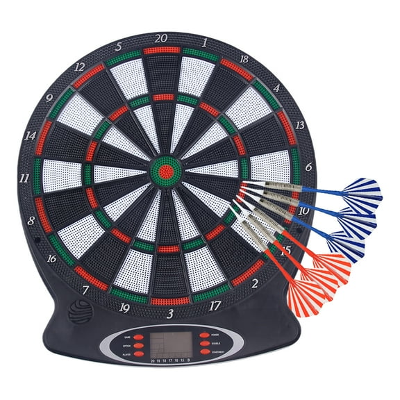 BLEEUS Electronic Dartboard Target Board With 6 Darts Interactive For Indoor Games (Darts Boards)