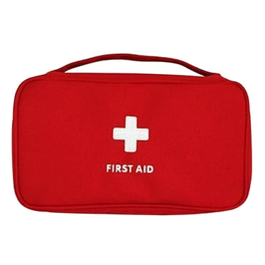 BLEEUS First Aid Kit Emergency Portable Travel Outdoor Survival Medical Bag Camping Supplies (Red)
