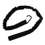 BLEEUS Fishing Lanyard With Safety Hook Tie Rope Rowing Boat Accessories (Black) Sporting Supplies (Black)