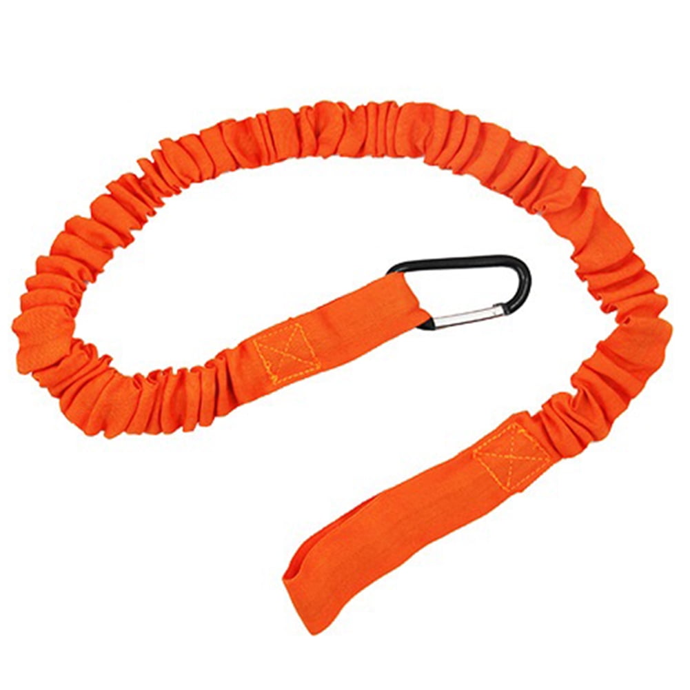 BLEEUS Fishing Lanyard With Safety Hook Tie Rope Rowing Boat Accessories (Orange) Sporting Supplies (Orange)