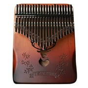 BLEEUS Kalimba 21 Keys Thumb Piano Portable Mbira Finger Piano (Gradient Forest Deer) Musical Instruments Supplies (Gradient Forest Deer)