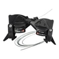 thumbnail image 1 of BLEEUS Micronew 3 X 8 Speed Mountain Bike Shifter Gear Lever Set With Cables Cycling Essentials (Black B), 1 of 6