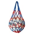 thumbnail image 1 of BLEEUS Nylon Basketball Carry Bag Single Ball Carrier Football Accessories (Red Blue) Sporting Supplies (Red Blue), 1 of 7