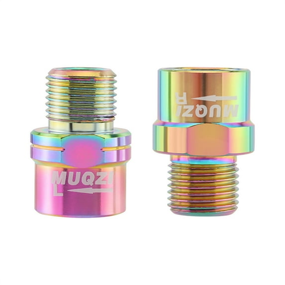 BLEEUS Pedal Extender Left Right Signs Bike Pedal Extender Adapter Cycling Essentials (Multicolor)