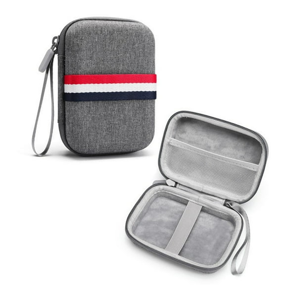 BLEEUS Portable Carrying Case For Miyoo Mini Plus/anbernic Rg35xx/rg35xx Plus (Grey)Game Accessories