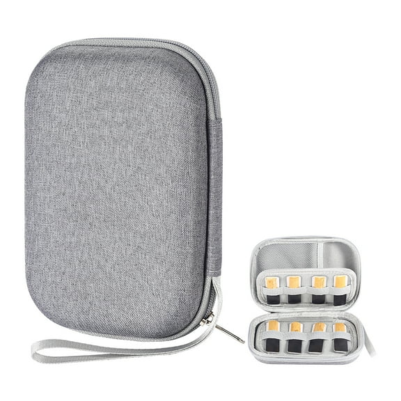 BLEEUS Reed Case Hard Bag Storage Holder For Saxophone Clarinet (Grey No Pattern) Musical Instruments Supplies (Grey No Pattern)