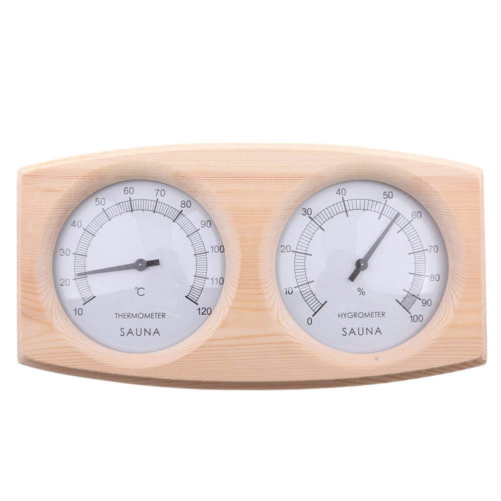 BLEEUS Sauna Thermometer Digital Thermometer Hygrometer For Family For Hotel Sauna Room Travel Essentials ()