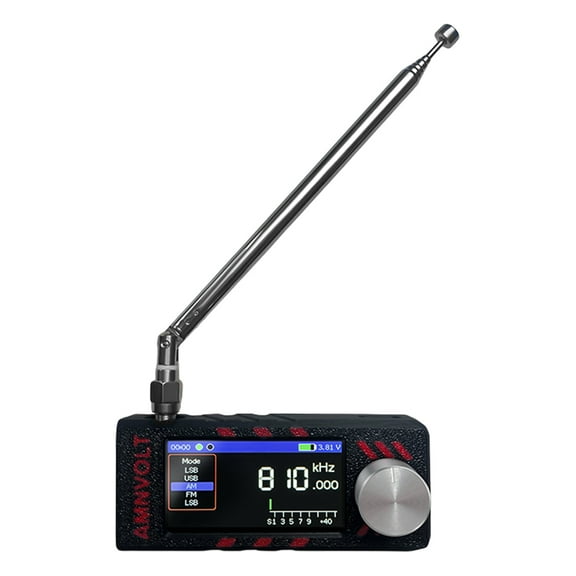 BLEEUS Si4732 0.5-108mhz Mini Pocket Radio 1.9inch Screen Hf Sw Mw Vhf Radio Measurement and analysis supplies （Stylea）