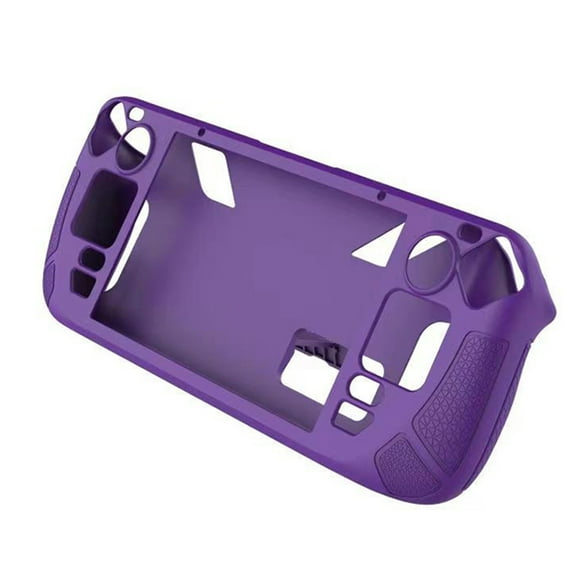 BLEEUS Silicone Console Cover Anti Slip Protective Case Cover For Steam Deck (Purple)Game Accessories