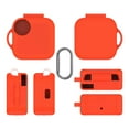 thumbnail image 1 of BLEEUS Silicone Protective Earbuds Case Cover With Carabiner For Cmf Buds Pro 2 (Orange)Headphone Accessories, 1 of 10