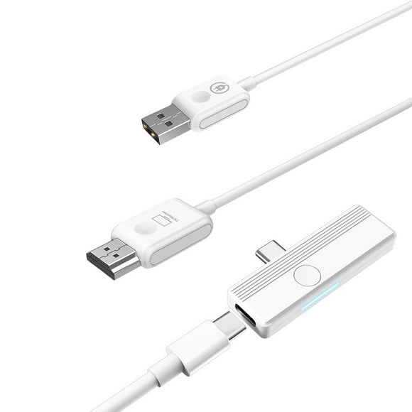 BLEEUS Type-c To Hdmi-compatible Wireless Extender for Iphone15 Laptop Pc To Tv (A)Audio Equipment