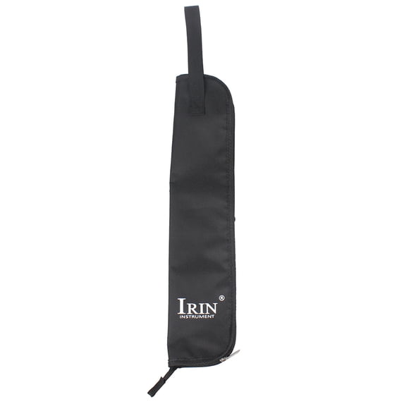 BLEEUS Waterproof Drumsticks Bag Holder Drum Stick Bag Case With Handle (Black) Musical Instruments Supplies (Black)