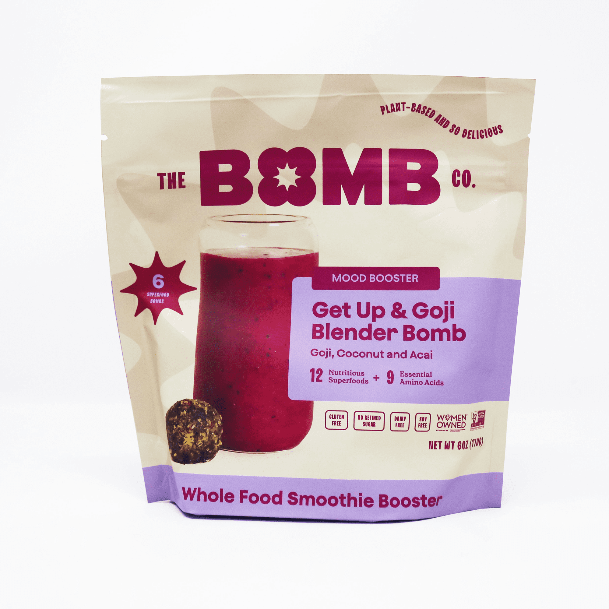 Blender Bombs - Cacao + Peanut Butter 2.3 oz (8 x 2 Pack), SnackMagic
