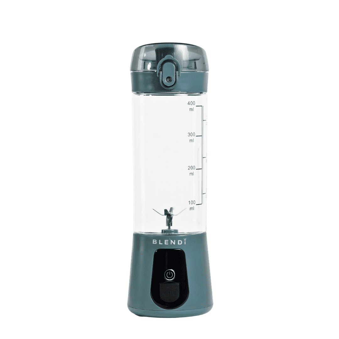 BLENDi Lite Portable Blender 17oz – Rechargeable Smoothie Maker for Travel, Gym & Office – Powerful, Leakproof & Clump-Free Blending – Gray